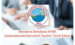 Menderes Belediyesi KVKK Çalışmalarında Kamutech Yazılımı Tercih Ediyor.